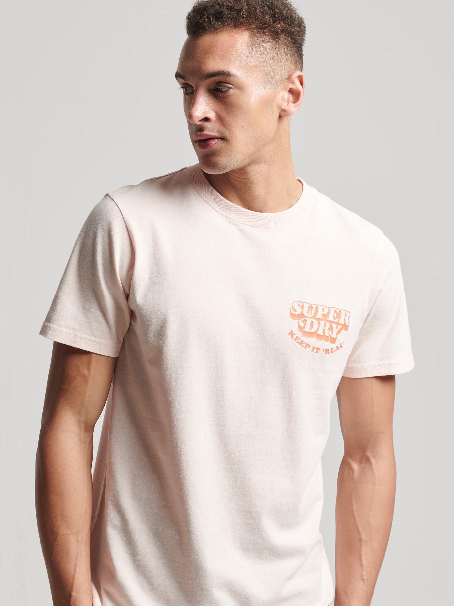 Superdry Vintage Cooper Classic T-Shirt, Pink Clay