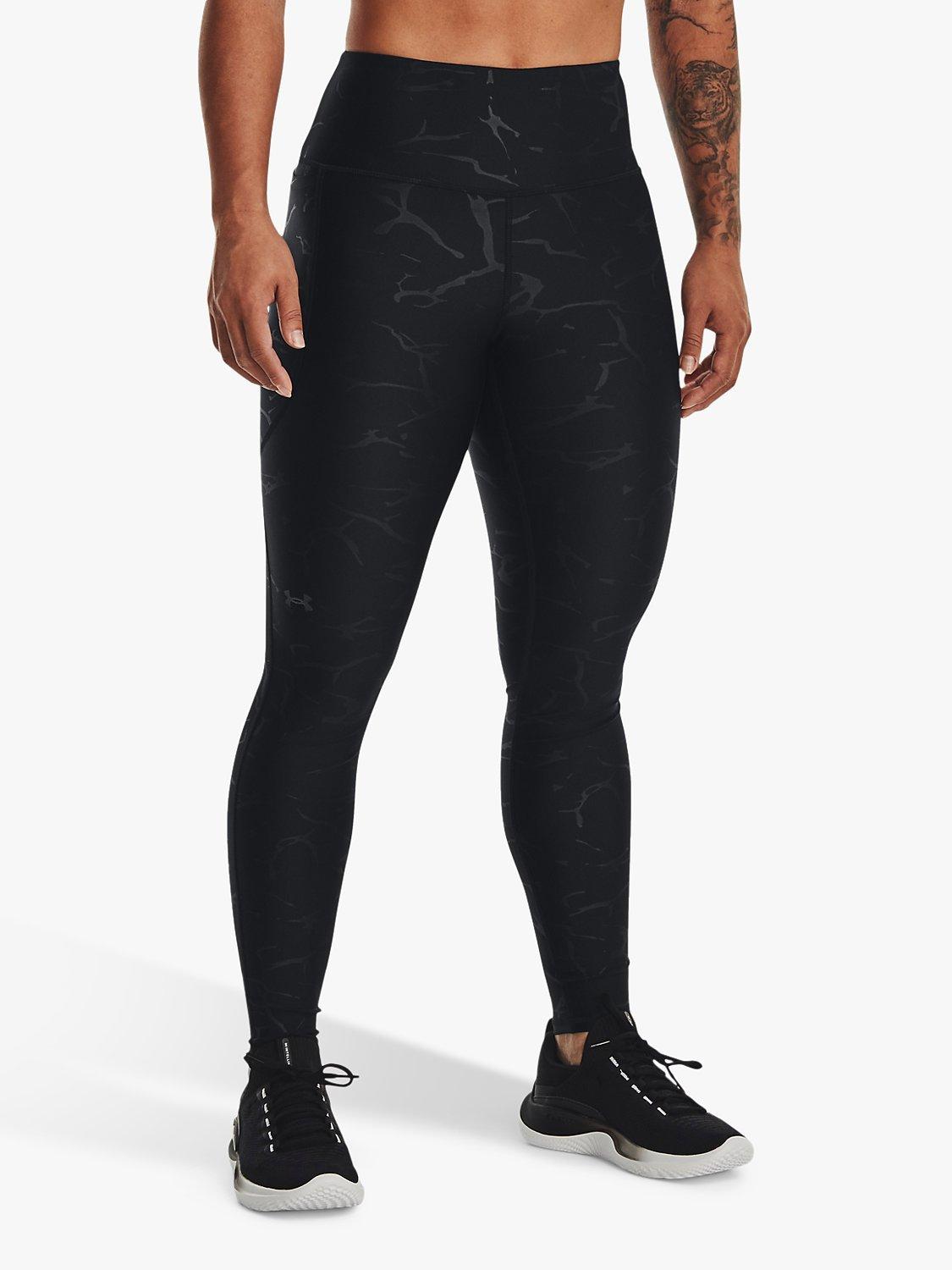 Under Armour HeatGear® No-Slip Waistband Emboss Gym Leggings