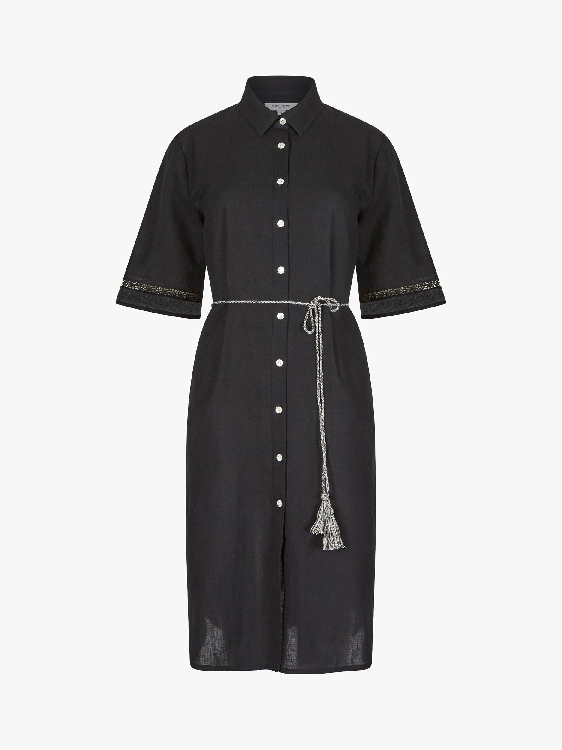 Great Plains Linen Blend Shirt Dress