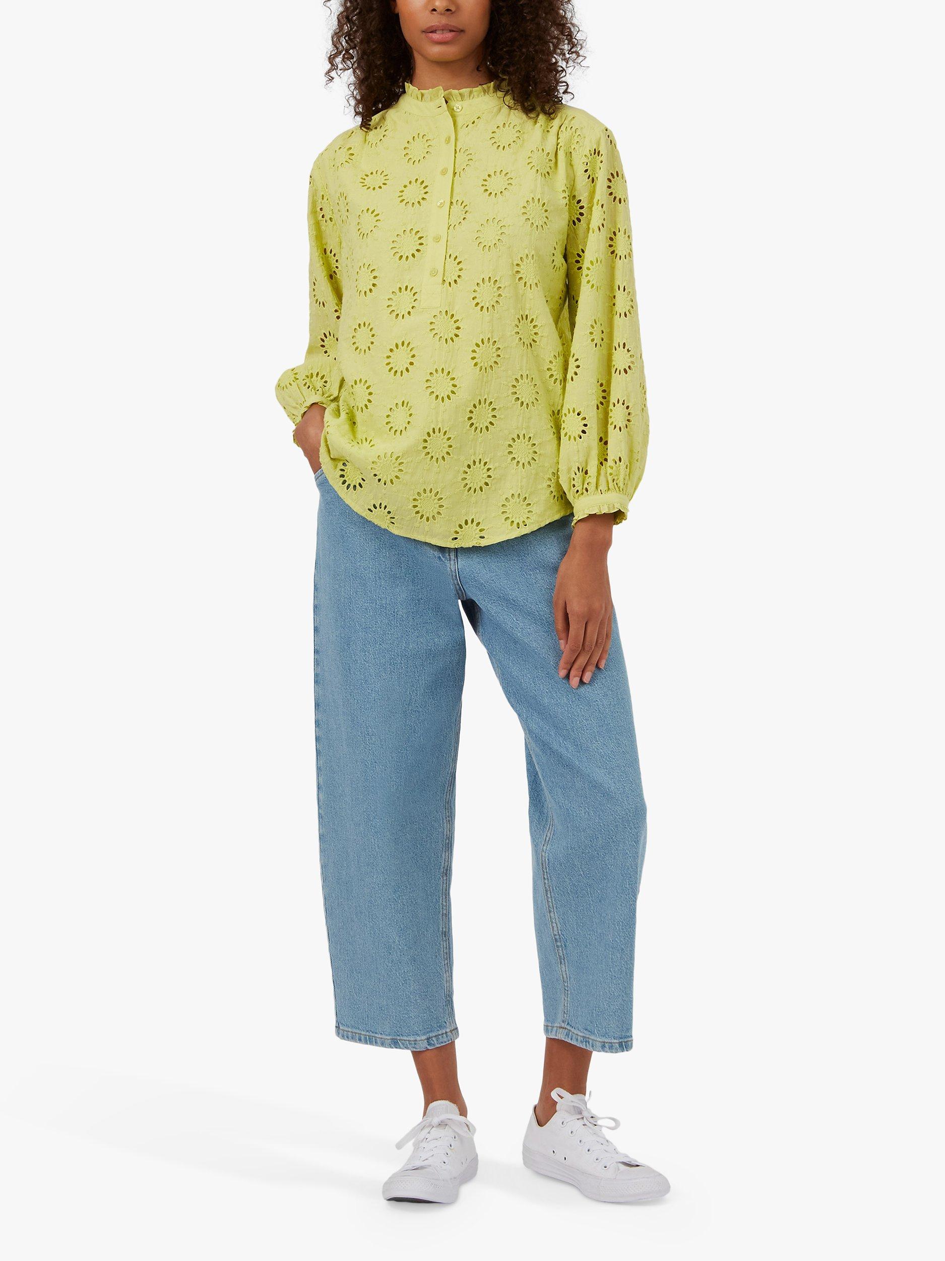 Great Plains Daisy Cut Out Long Sleeved Shirt