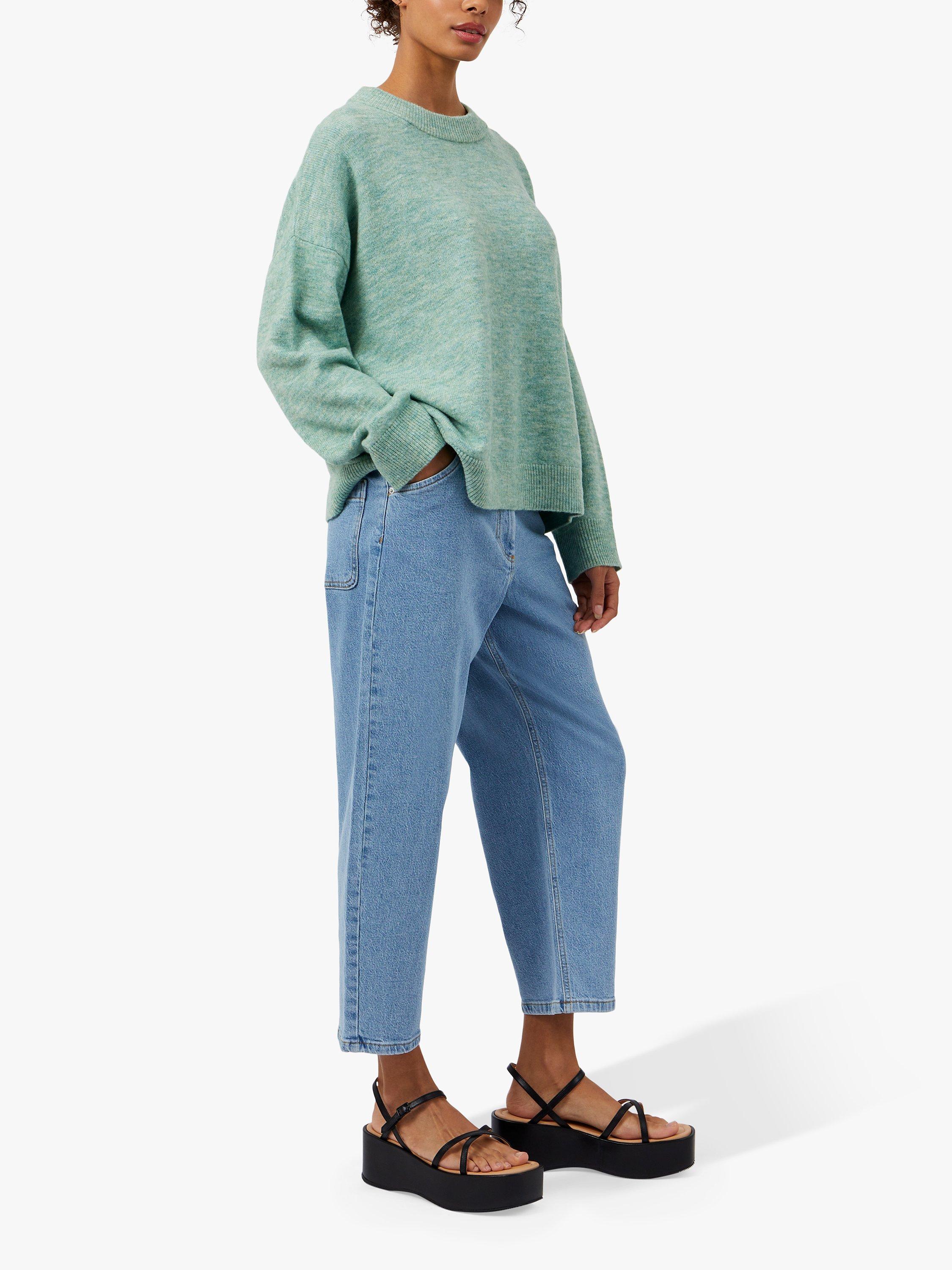 Great Plains  Carice Knit Crew Neck Jumper, Fresh Green 