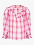 Great Plains Aruba Check Long Sleeve Top, Pink