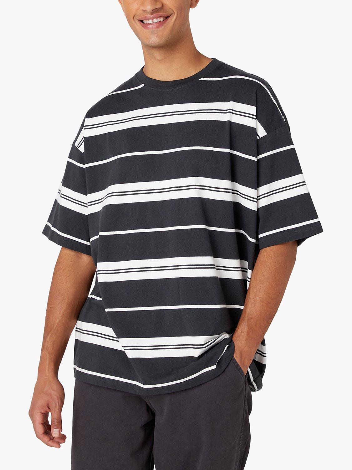Wrangler Vintage Stripe Crew Neck T-Shirt, Phantom