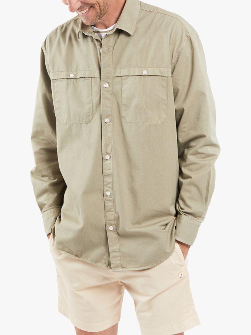 Armor Lux Surchemise Long Sleeve Shirt, Argile E23