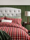 John Lewis Rubin Brush Check Cotton Duvet Cover Set