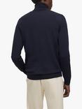 BOSS Musso Wool Roll Neck Jumper, Dark Blue