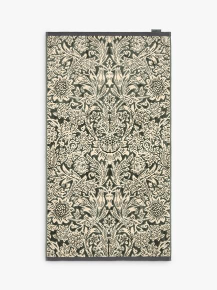 Morris & Co. Sunflower Towels, Green - view 2, Green