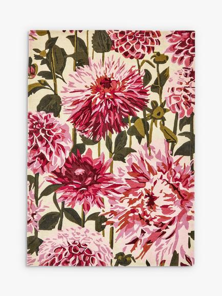 Harlequin Dahlia Rug, Fuchsia