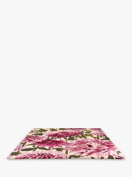 Harlequin Dahlia Rug - view 2, Fuchsia