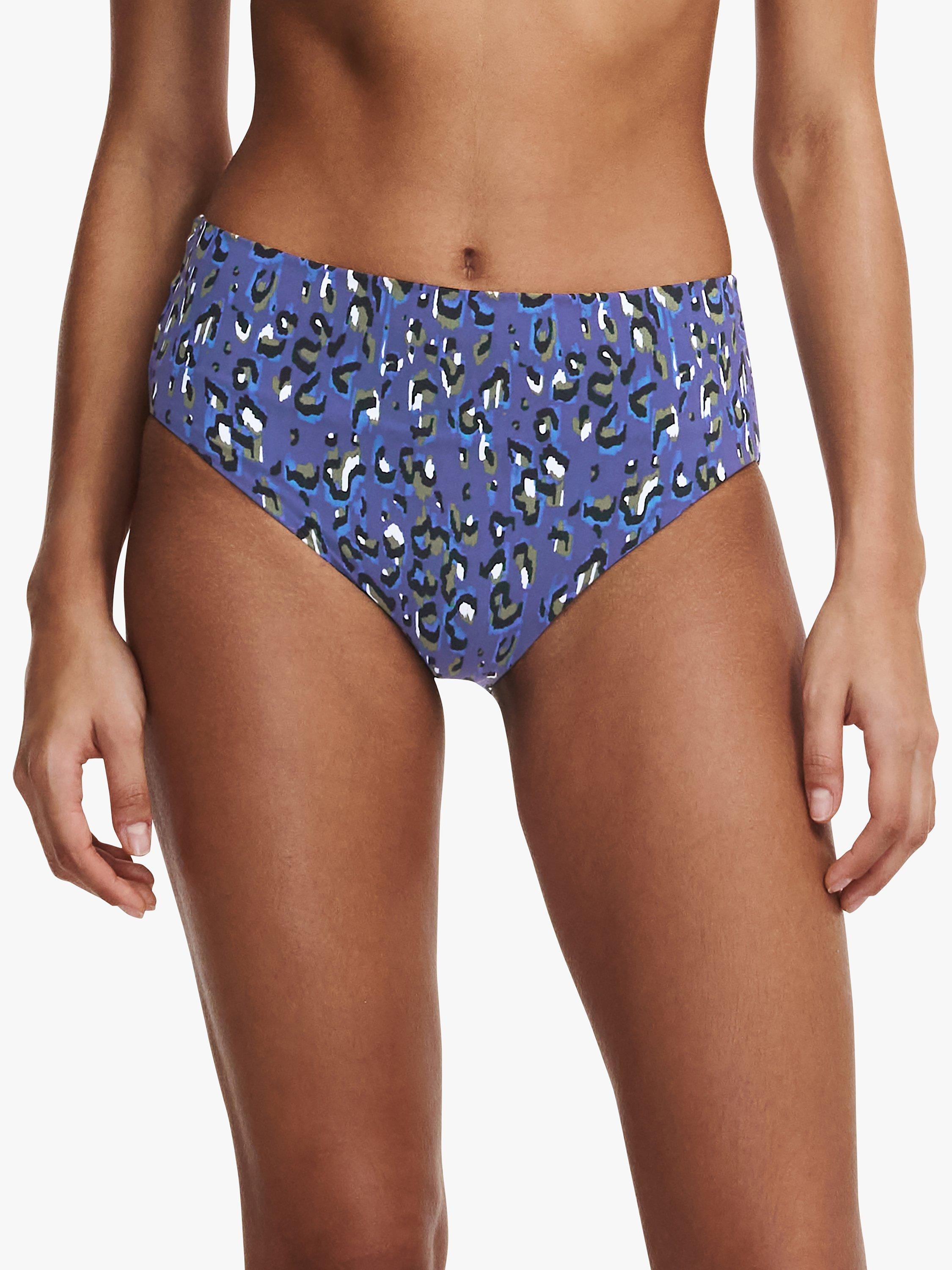 Chantelle EOS Leopard Print High Waisted Swim Bottoms