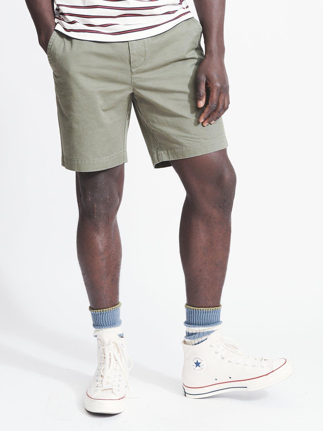 Aubin Whitton Chino Shorts, Khaki