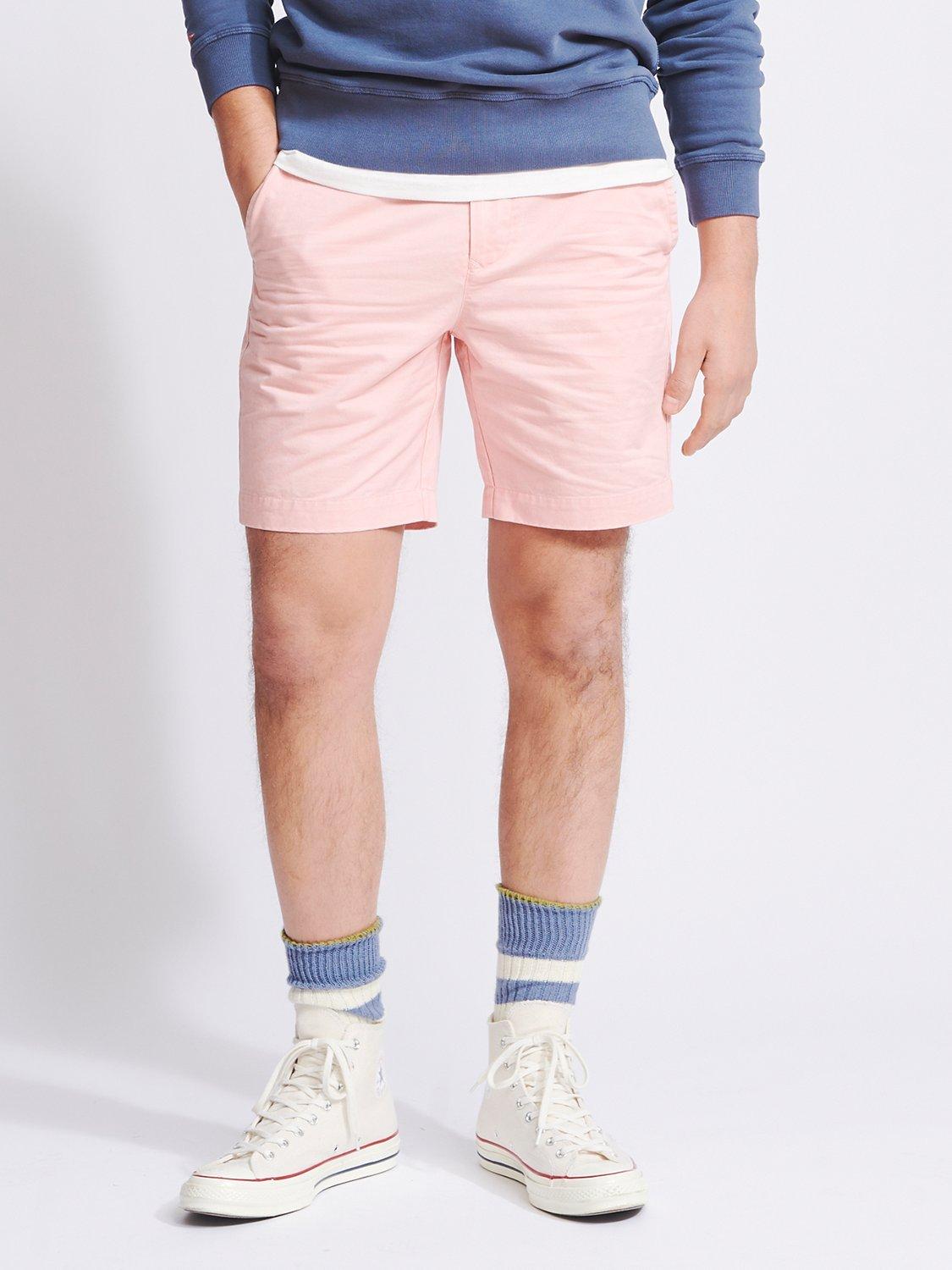 Aubin Whitton Chino Shorts, Pink