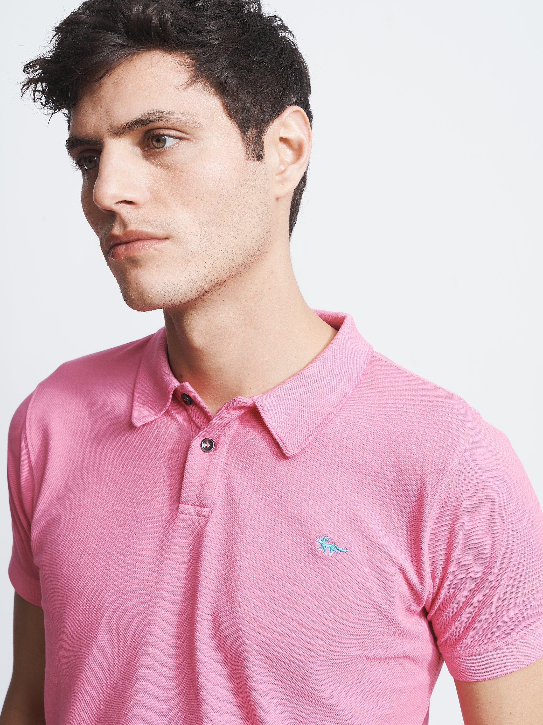 Aubin Woodchester Polo Shirt, Cerise