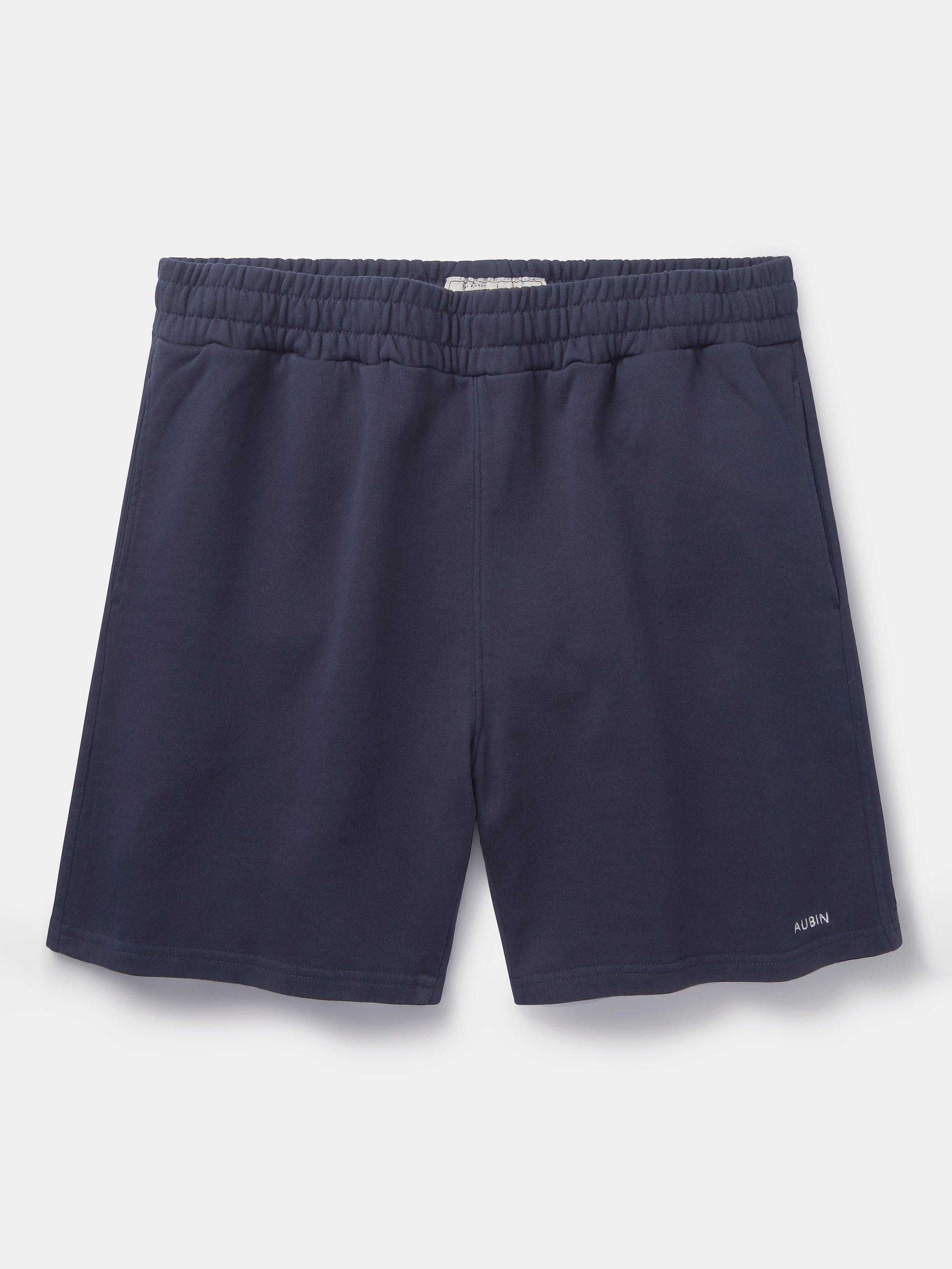 Aubin Sadler Sweat Shorts, Navy