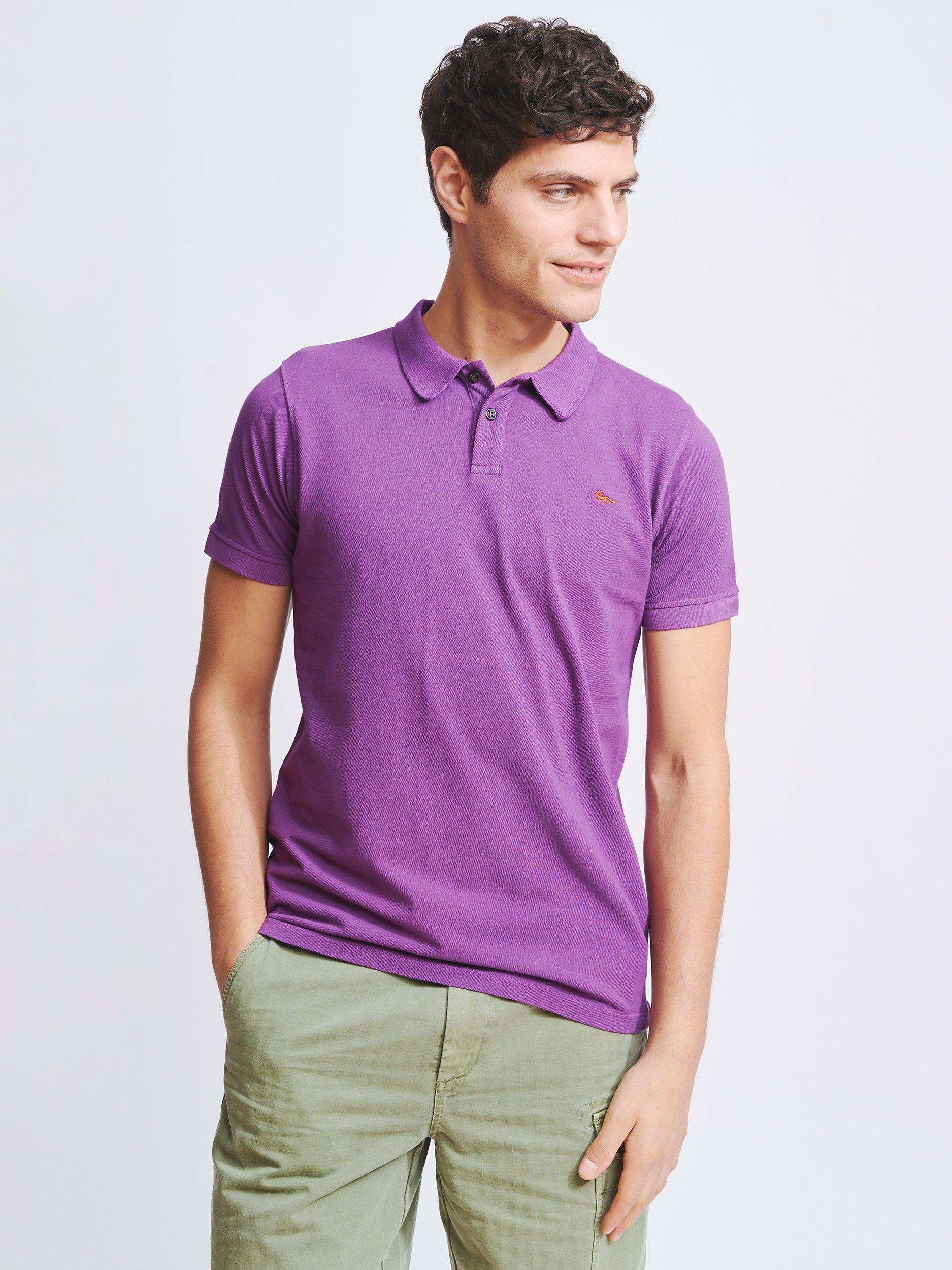 Aubin Woodchester Polo Shirt, Purple