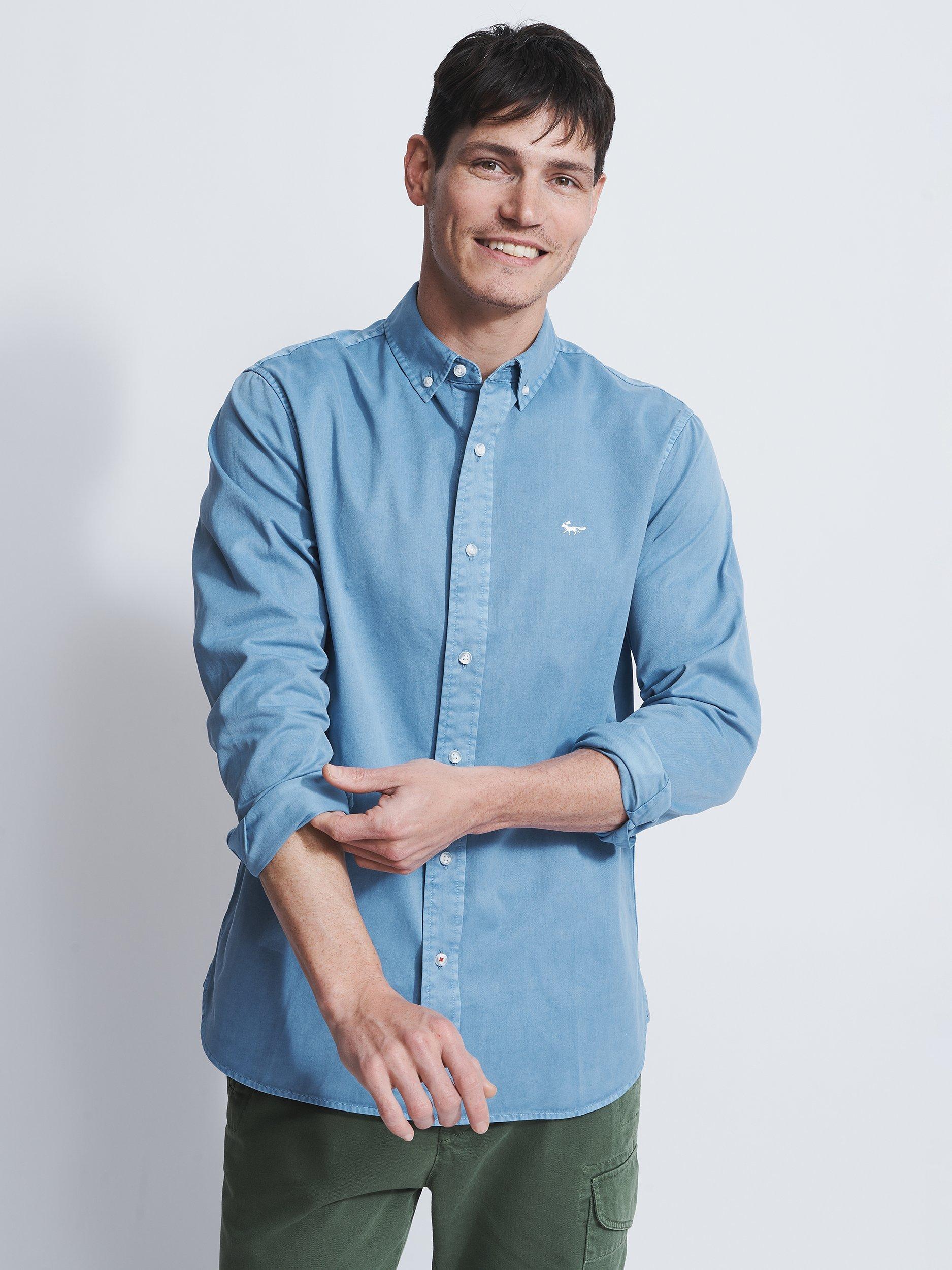 Aubin Hessle Shirt, Bright Blue, S