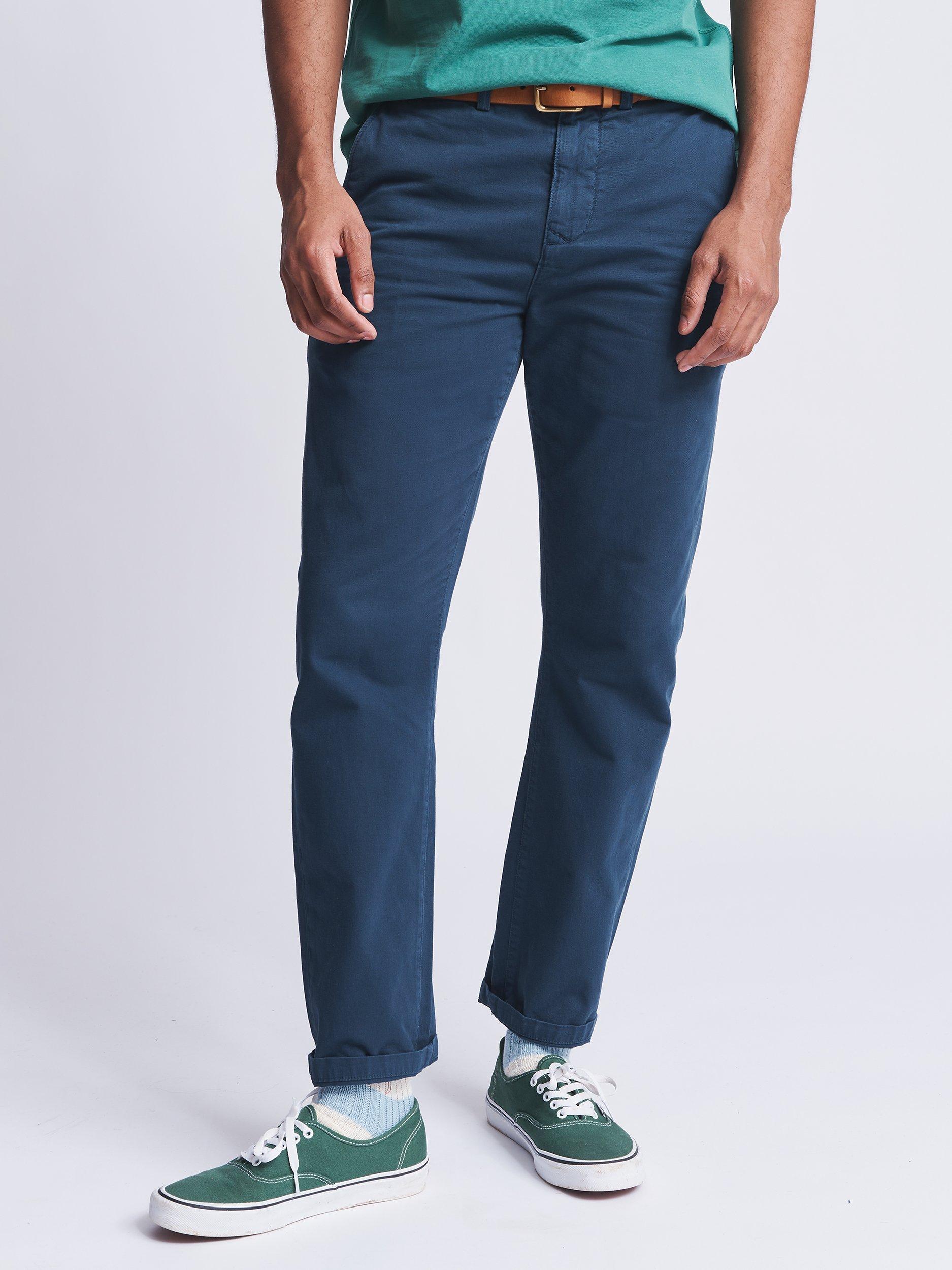 Aubin Melton Chino Trousers, Navy, 30R