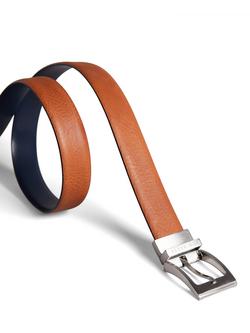 Ted Baker Kramer Leather Belt, Tan - view 2, Tan