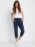 KAFFE Naya Capri Cropped Tapered Joggers