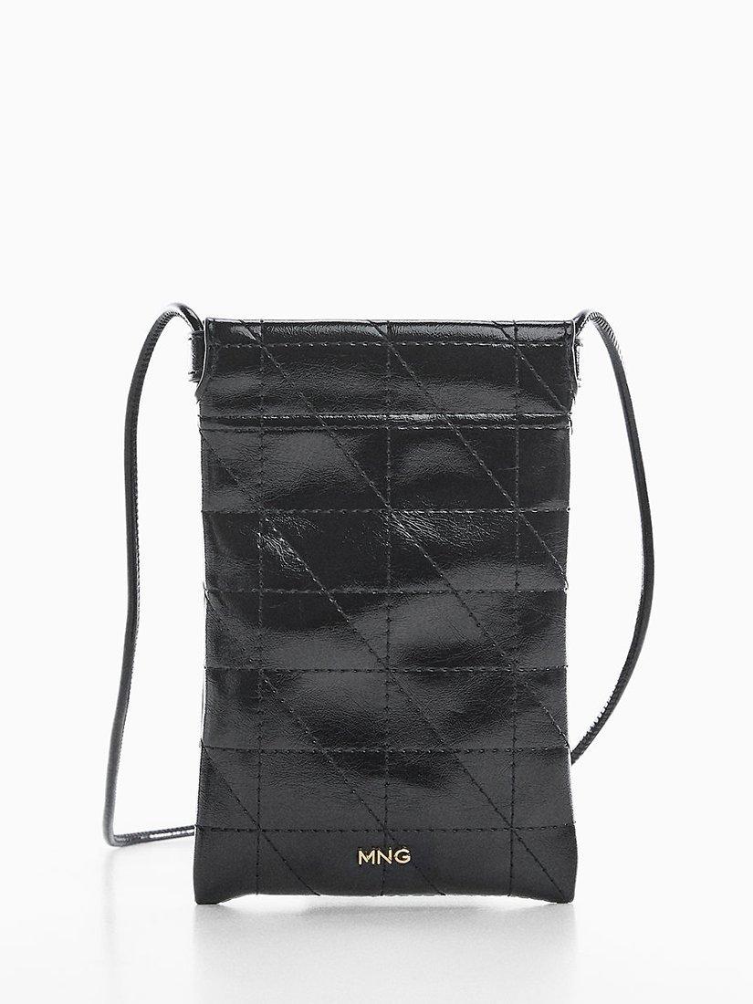 Mango Padded Phone Case, Black