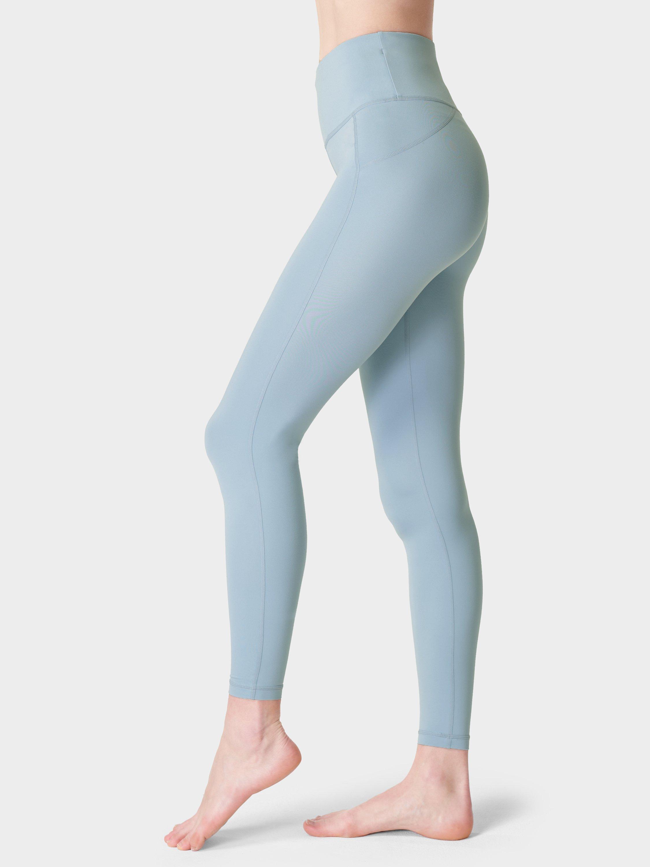 Sweaty Betty All Day Leggings, Aluminium Blue