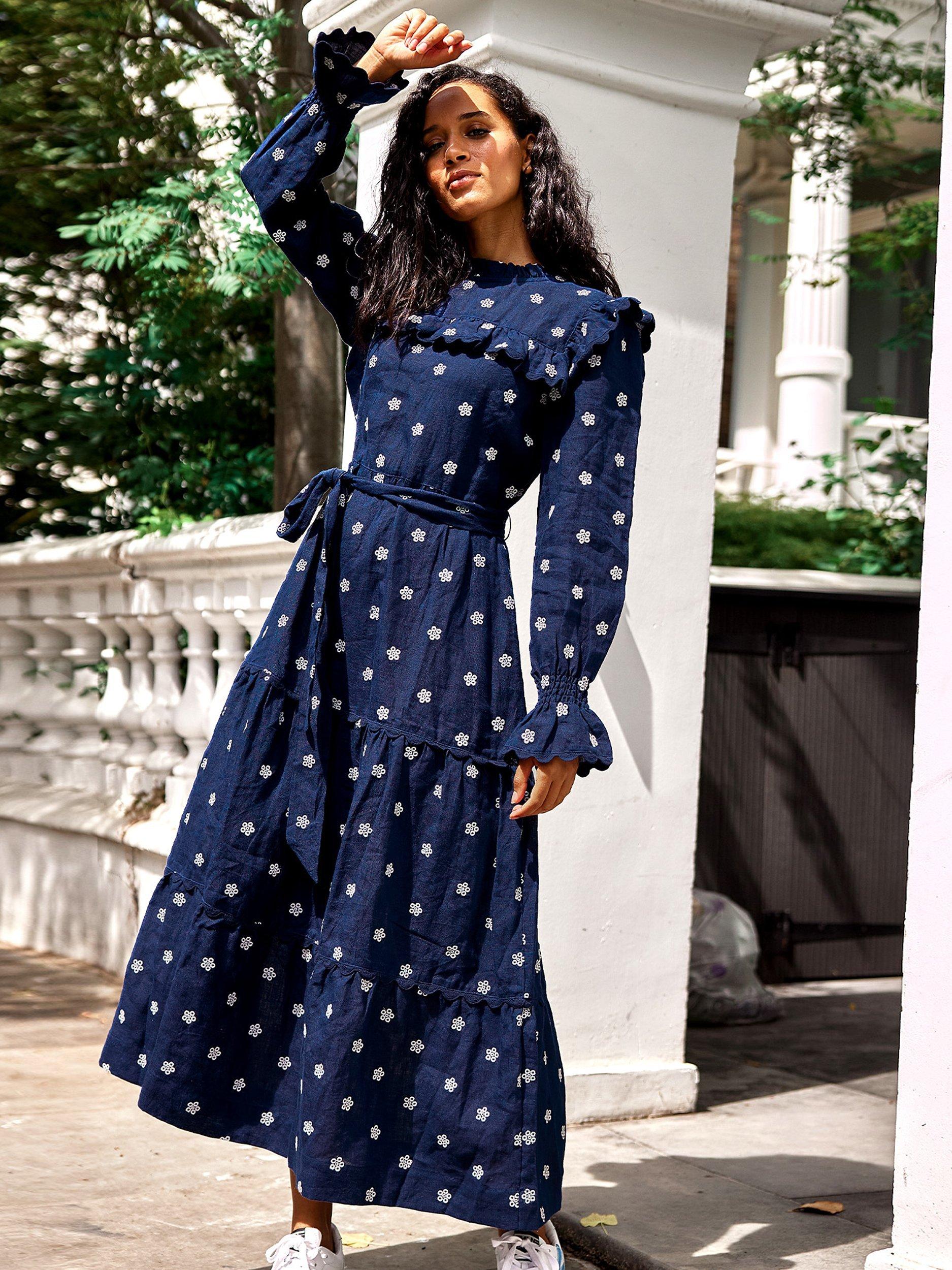 Aspiga Aubrie Maxi Dress, Navy