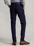 Ralph Lauren Textured Linen Trousers, Navy