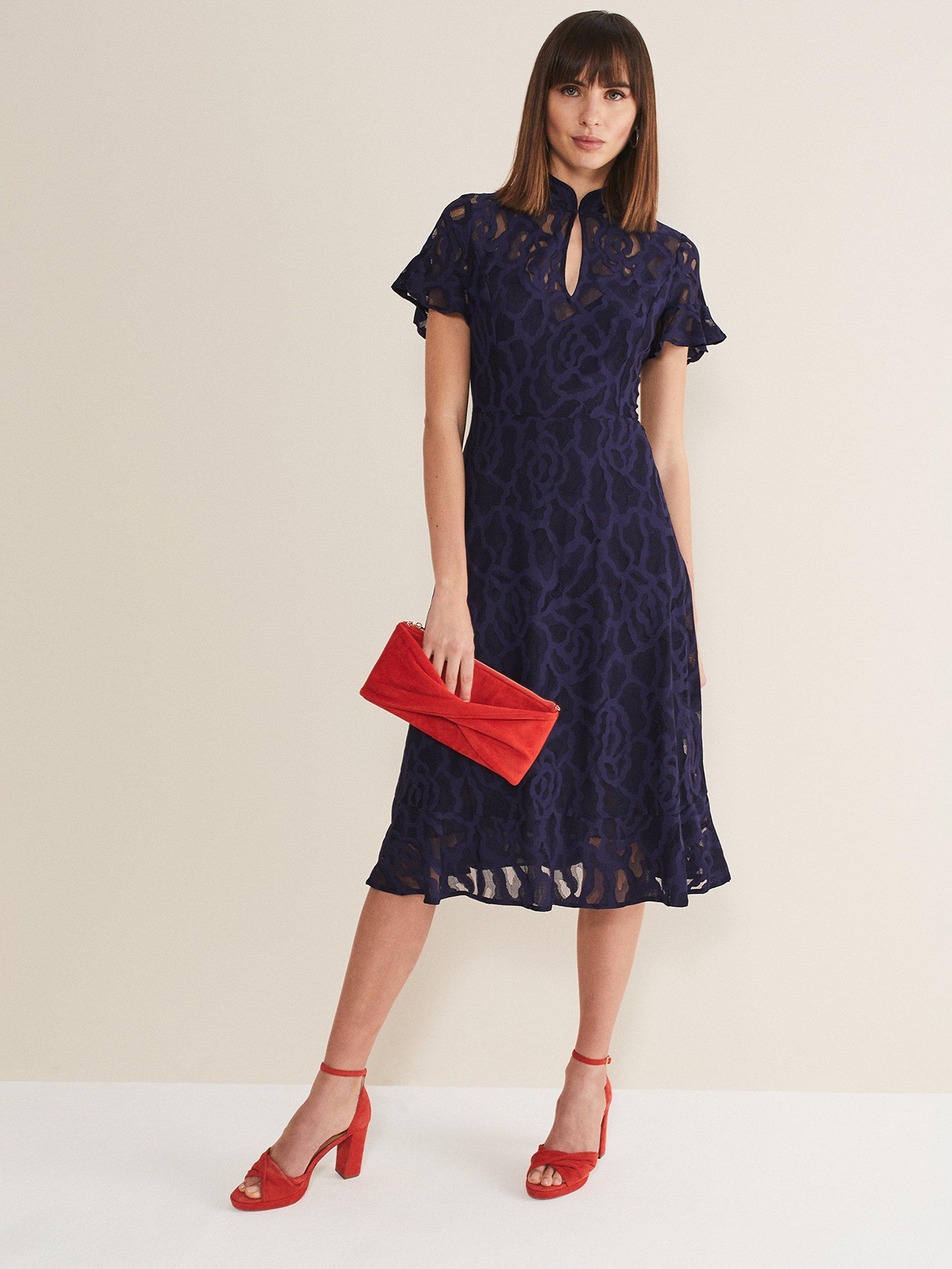 Phase eight navy dress best sale