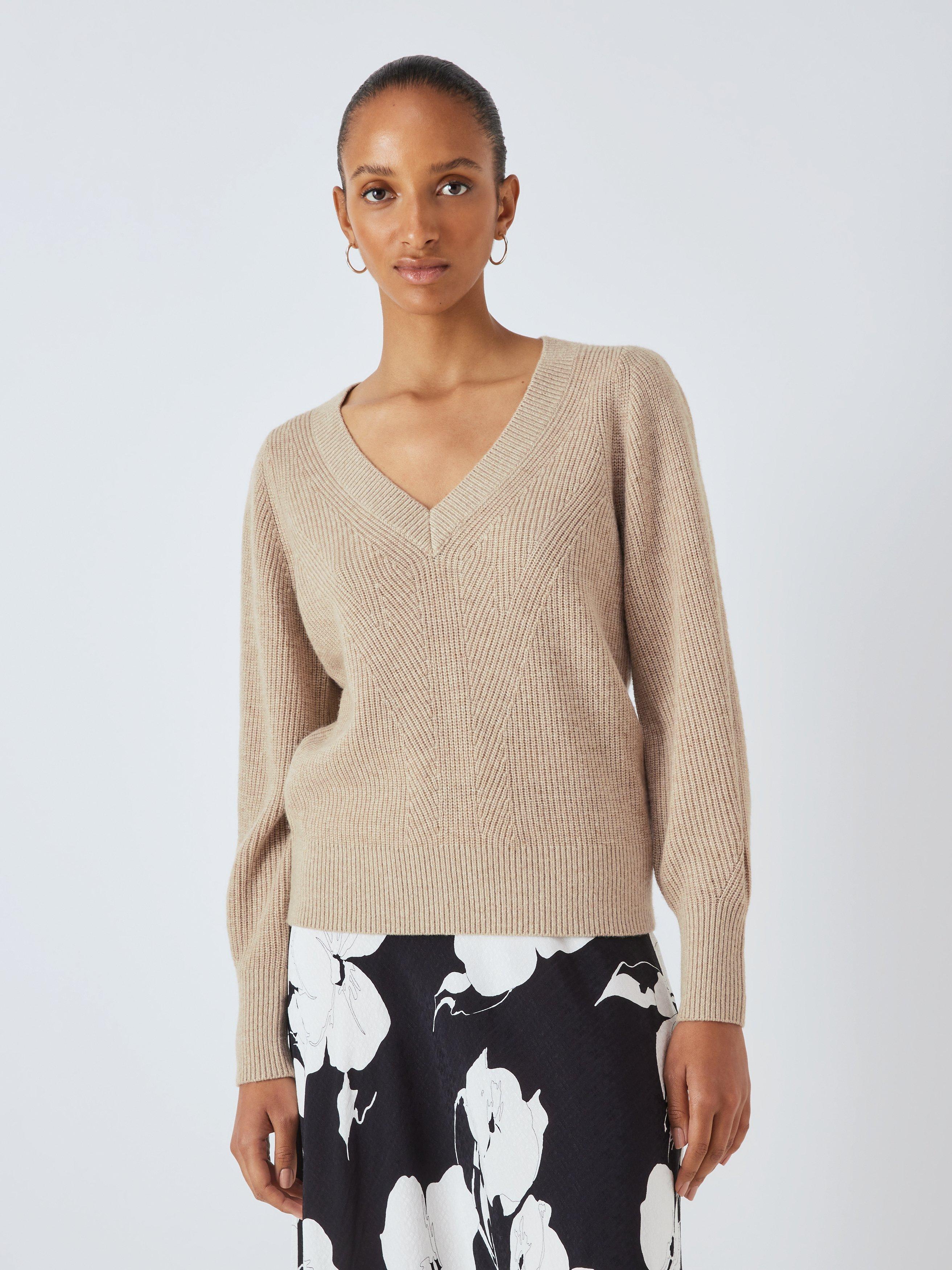 John Lewis V-Neck Rib Jumper