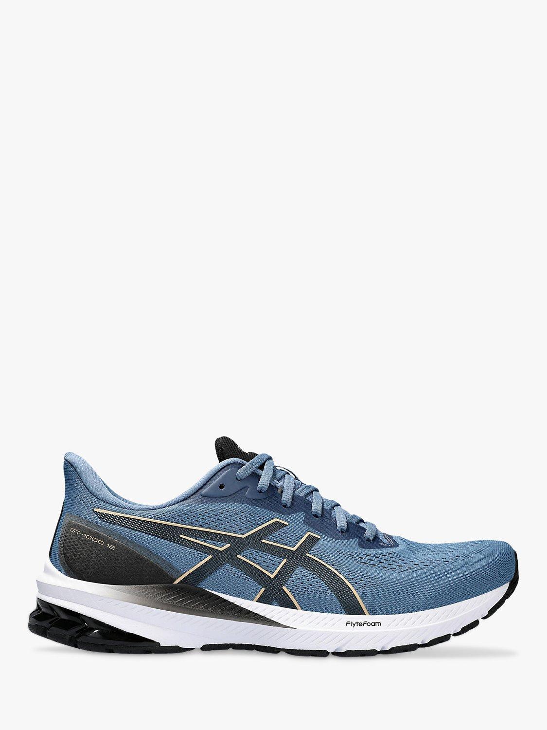 ASICS GT-1000 12 Men's Running Shoes, Storm Blue/Dune