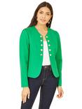 Yumi Button Jacket, Green