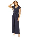 Yumi Frill Wrap Jumpsuit, Navy, Navy