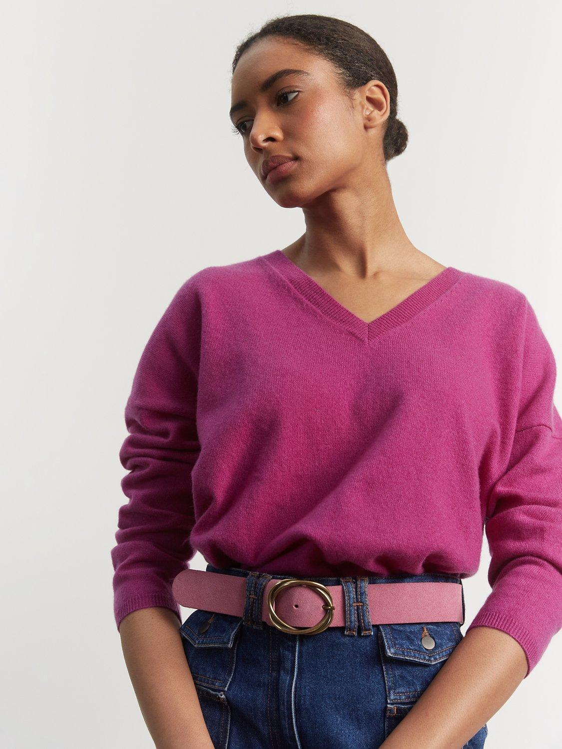 Gerard Darel Layon Cashmere Jumper, Purple