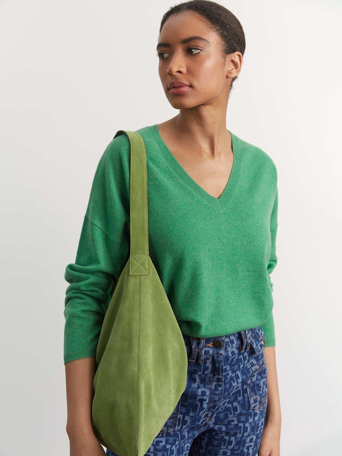Gerard Darel Layon Cashmere Jumper, Green