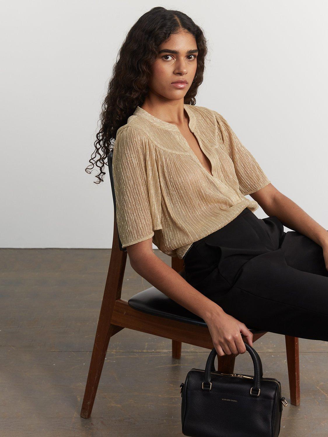 Gerard Darel Chimene Blouse, Gold