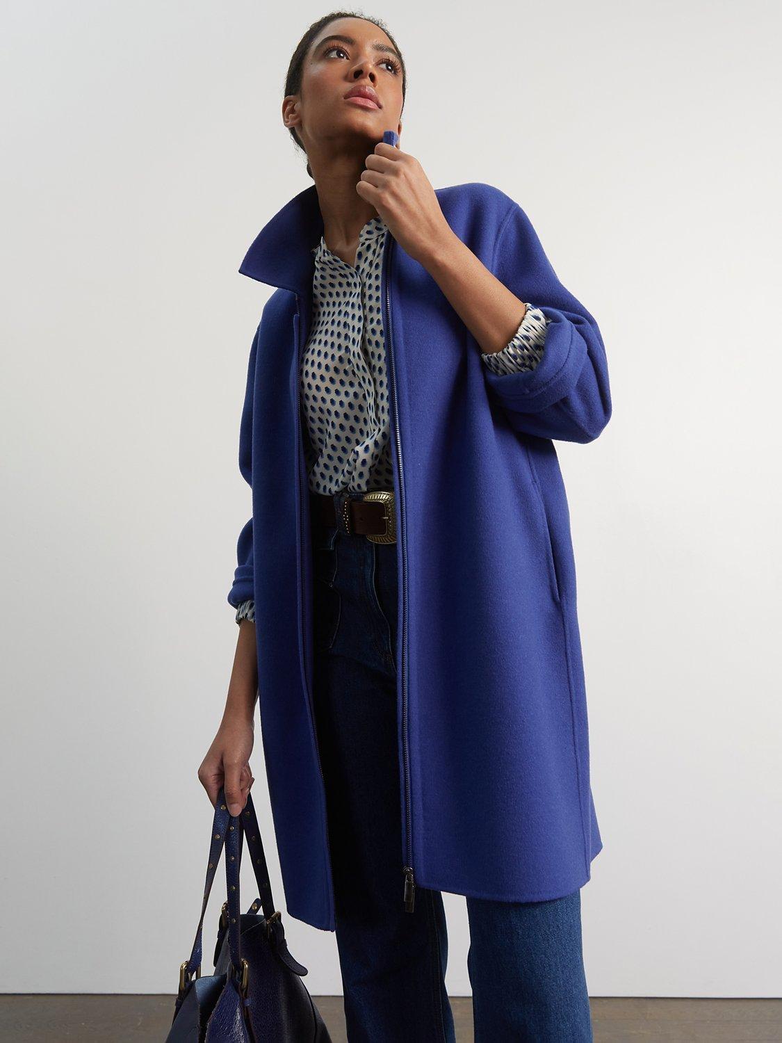 Gerard Darel Sabelle Zip Wool Coat