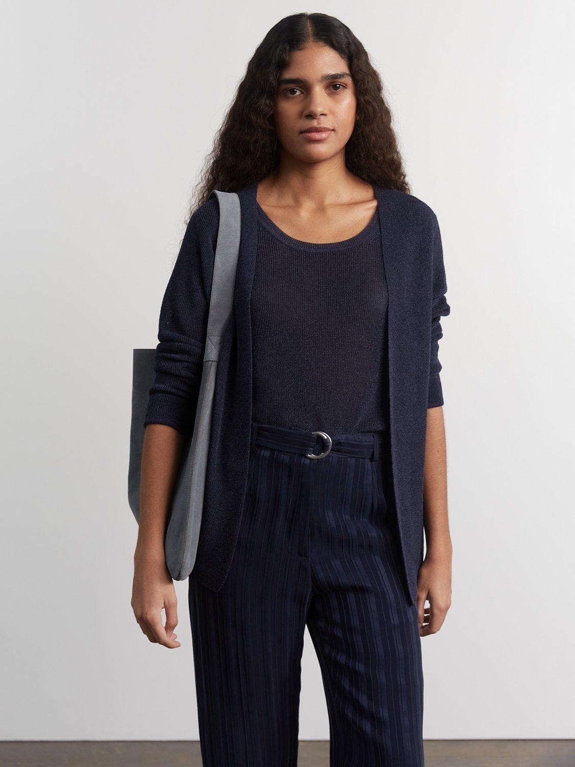 Gerard Darel Lahina Fine Knit Cardigan, Indigo