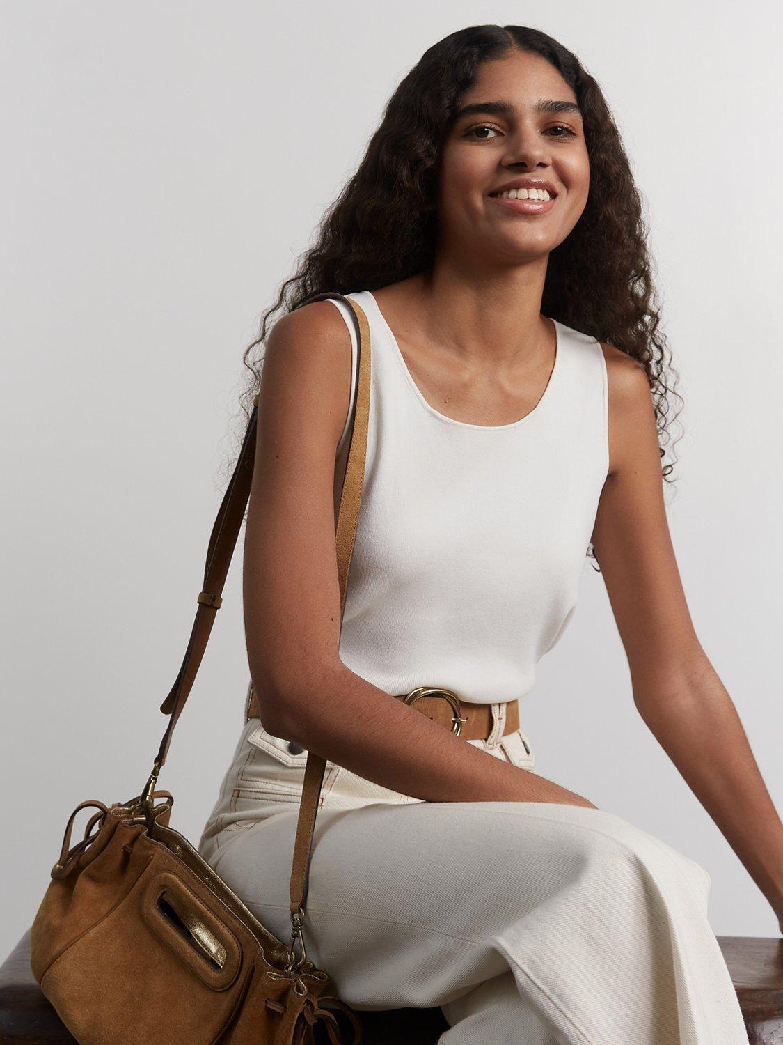 Gerard Darel Lehanna Vest Top, White