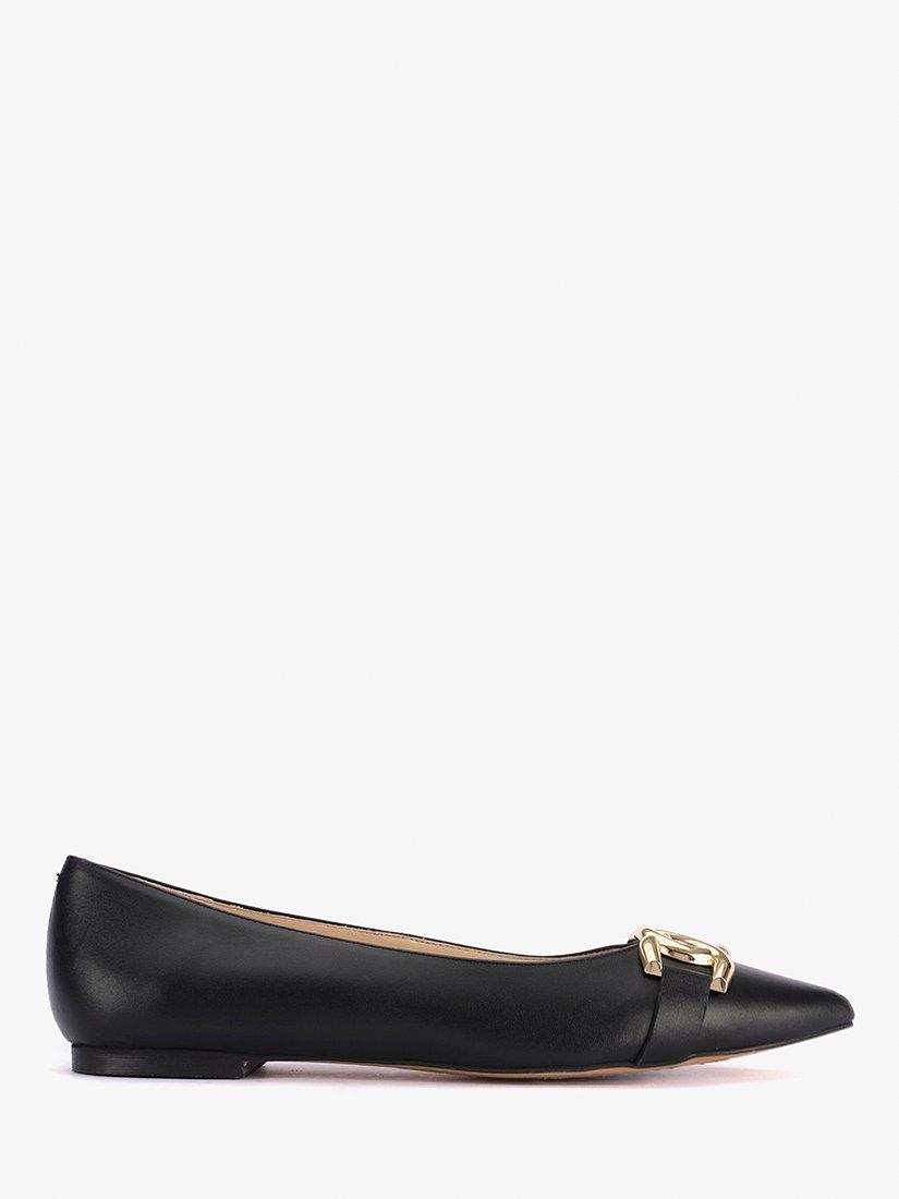 Mint Velvet Austin Leather Pointed Toe Pumps, Black