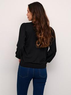 KAFFE Lizza Knit Cardigan - view 2, Black Deep