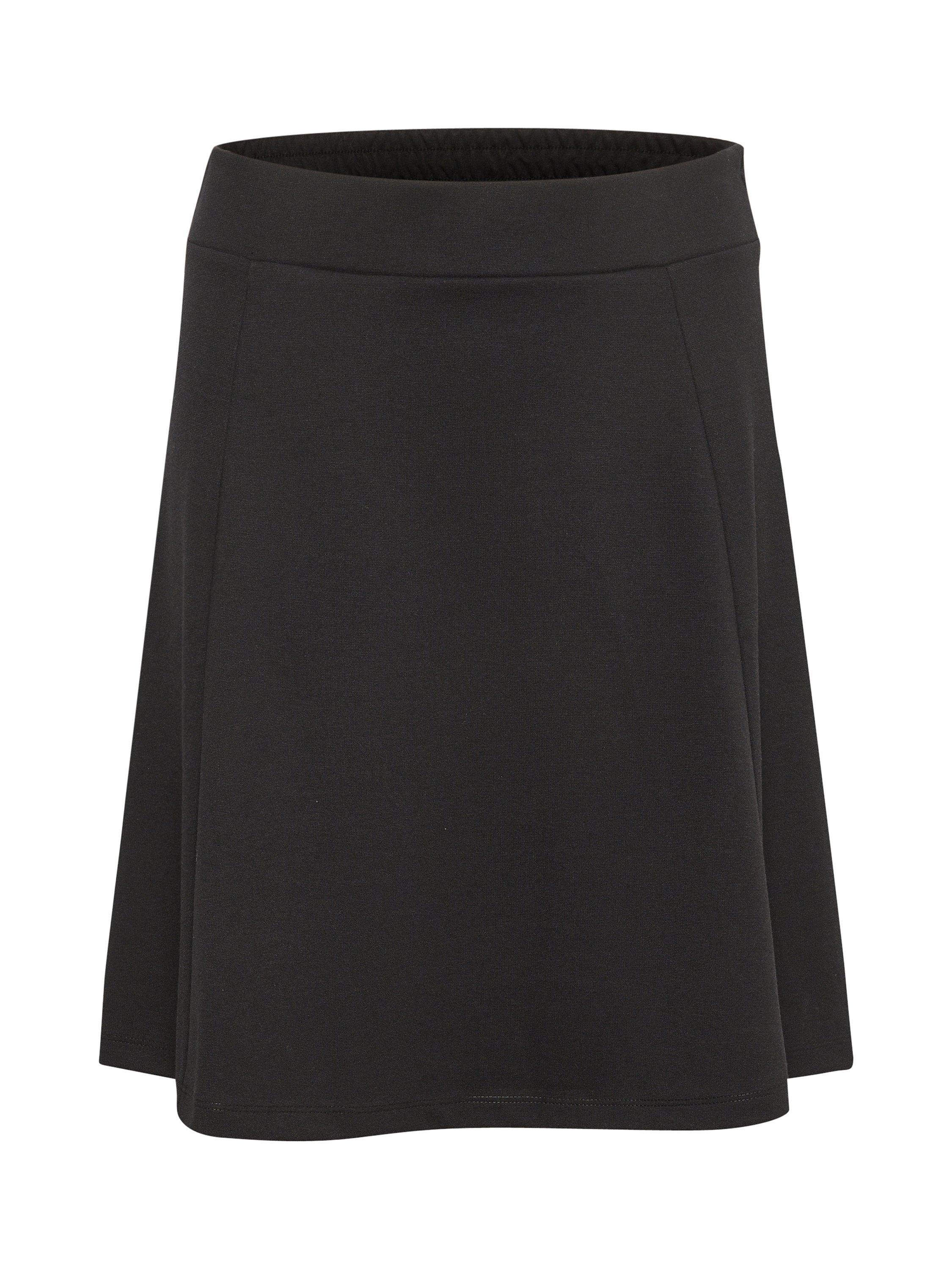 KAFFE Jolen Jersey Mini Skirt, Black, XS