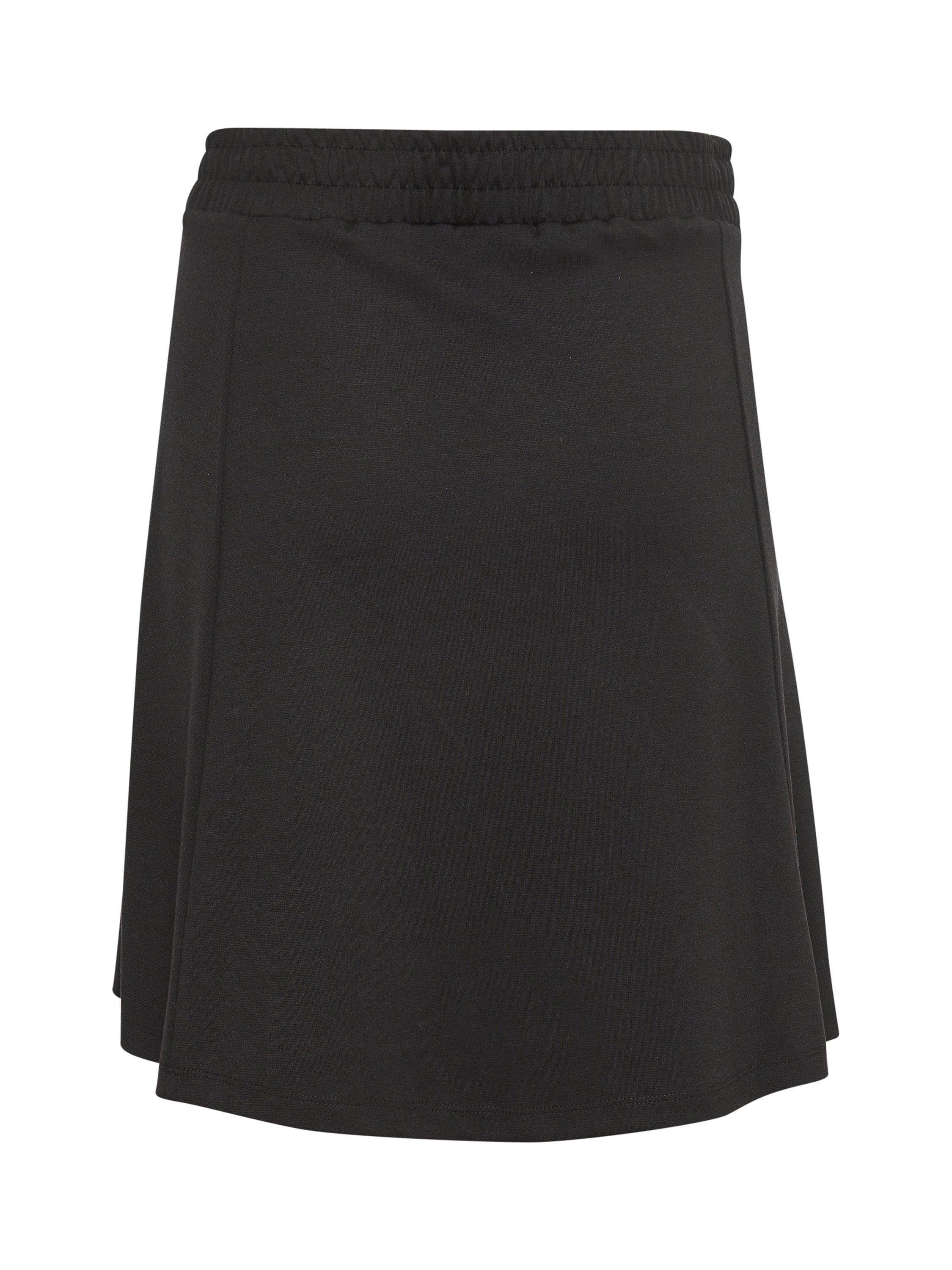 KAFFE Jolen Jersey Mini Skirt, Black, XS