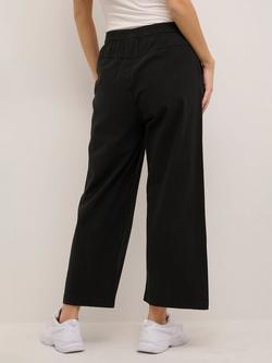 KAFFE Naya Culotte Trousers - view 2, Black Deep