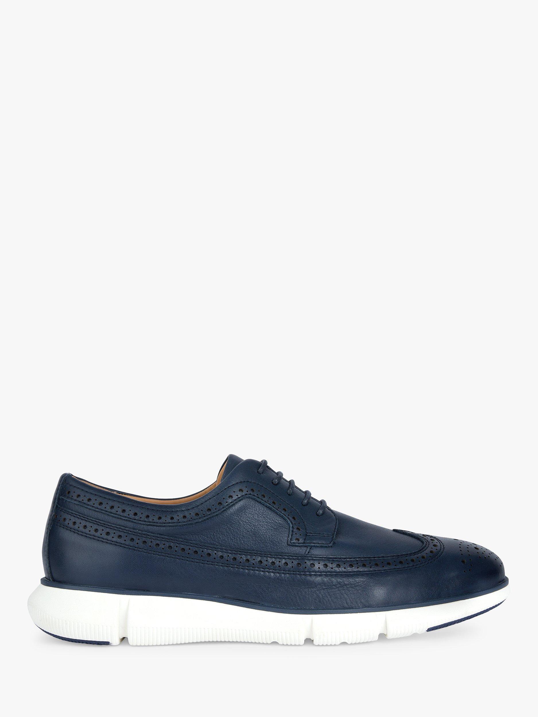 Geox Adacter Leather Oxford Shoes, Navy                