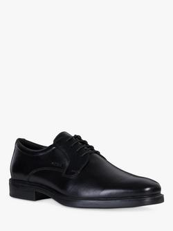 Geox Brandolf Leather Derby Shoes, Black - view 2, Black