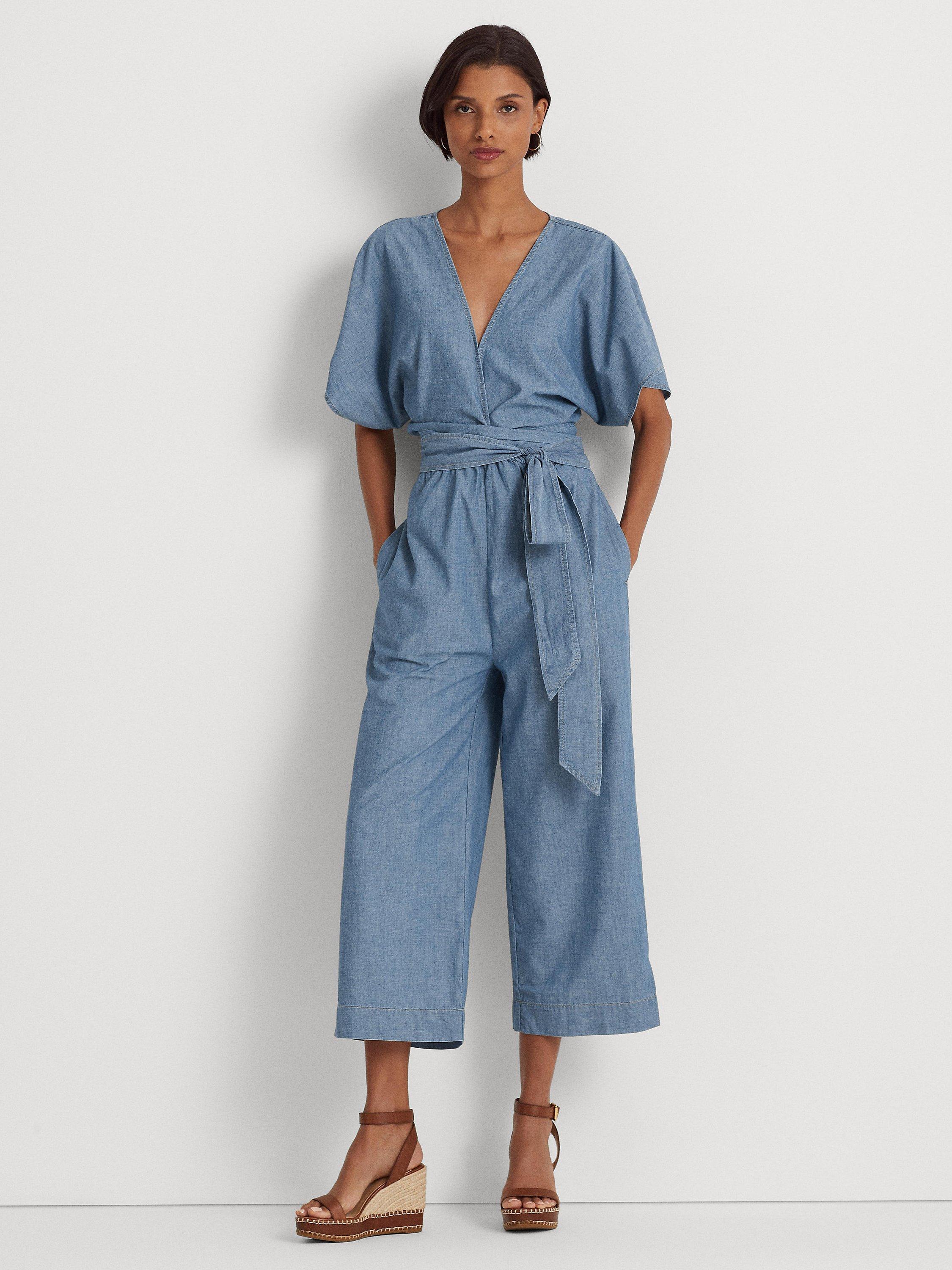 Lauren Ralph Lauren Ligiana Chambray Jumpsuit, Salt Creek Wash