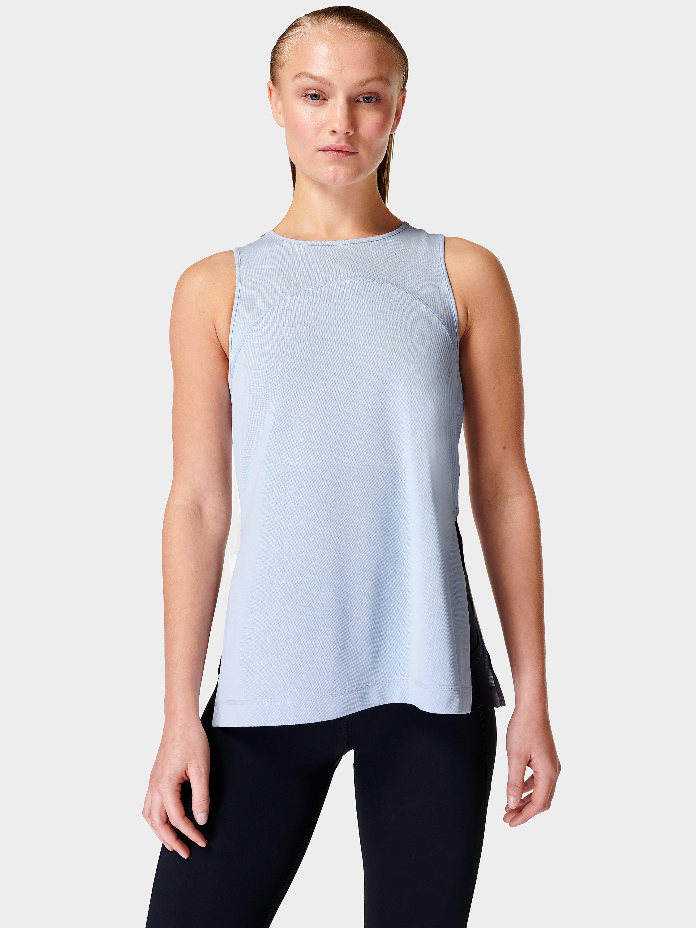 Sweaty Betty Light Speed Running Vest, Frost Blue