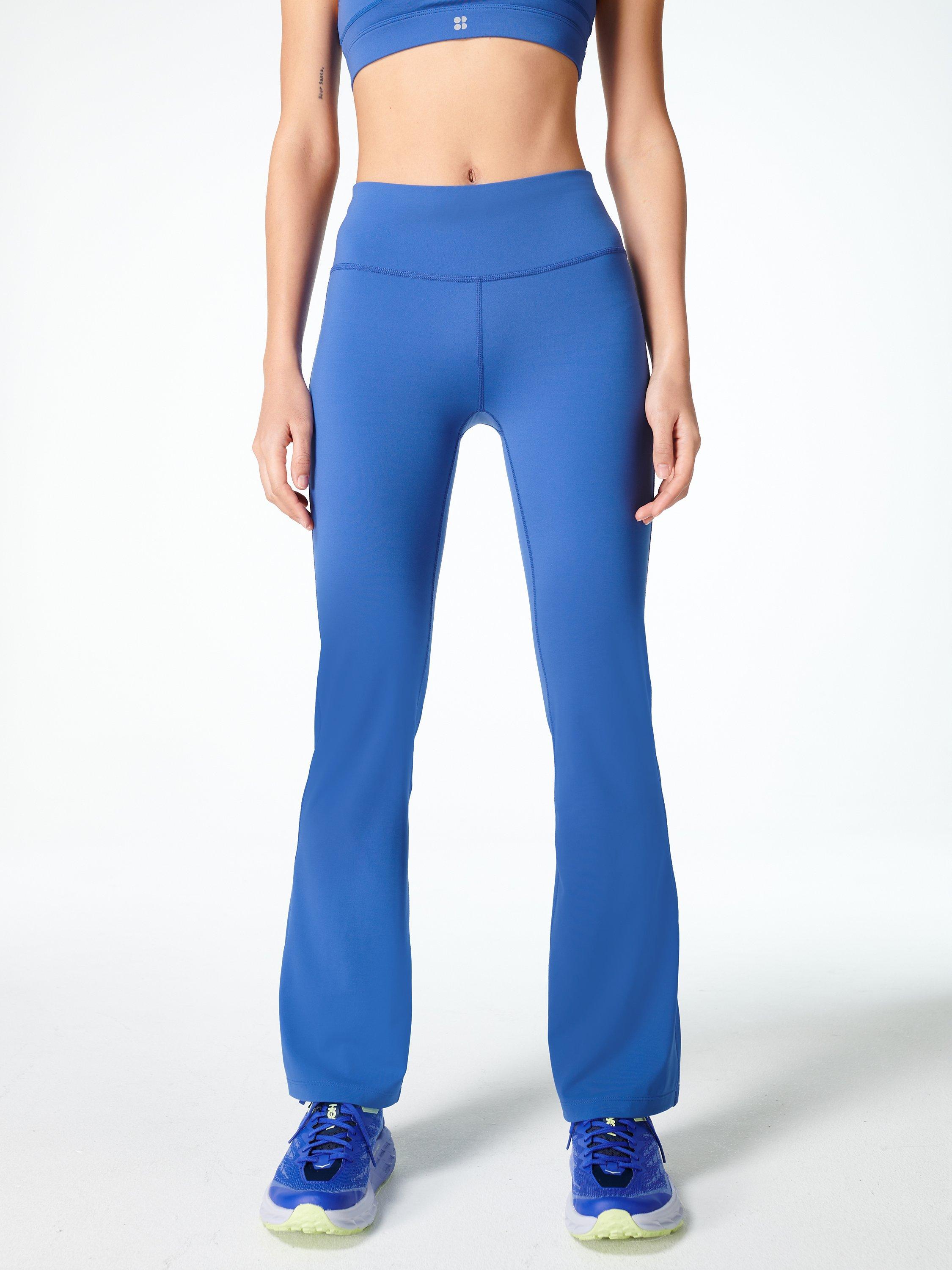 Sweaty Betty Power Bootcut Gym Trousers, Hour Blue