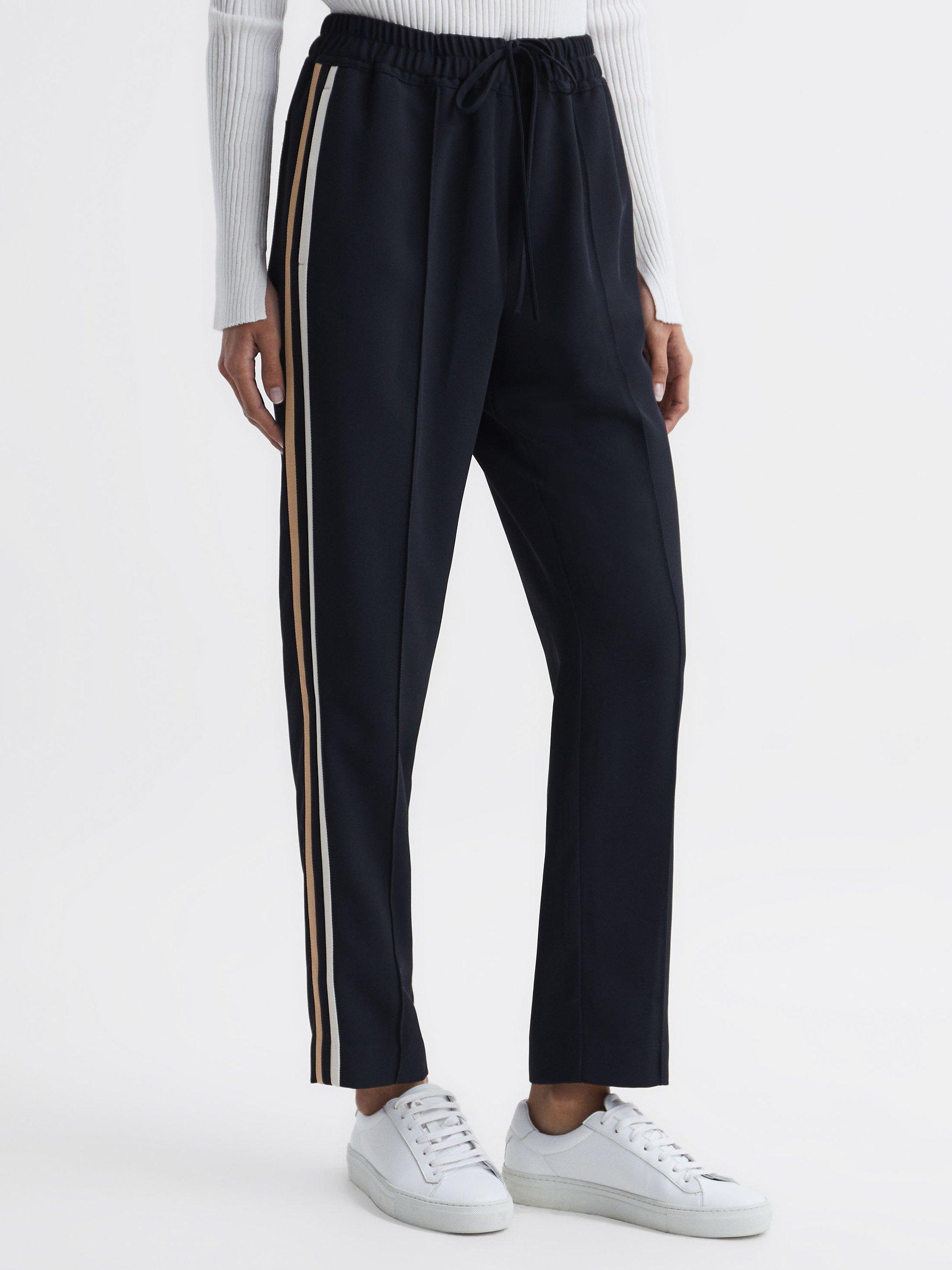 Reiss Odell Tapered Trousers, Navy