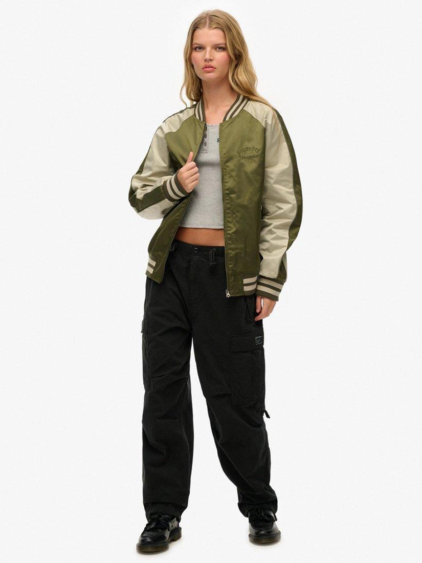 Product image 1 of 6, which shows Superdry Parachute Grip Trousers, Black, W28/L30